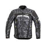 Cumpara ieftin Geaca Moto Barbati W-TEC Torebaro Camuflaj Negru/Gri, XXL