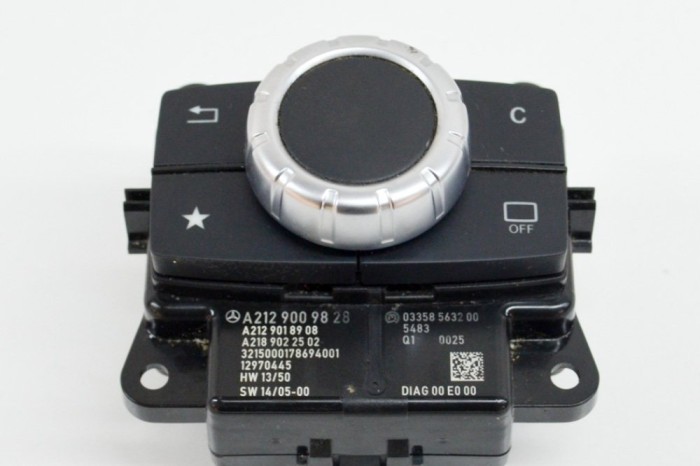Buton de control navigație MERCEDES-BENZ E W212 2015 OEM: 03358563200,A2189022502,A2129018908,A2129009828 15241877