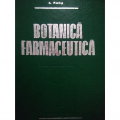 Botanica farmaceutica- A. Radu