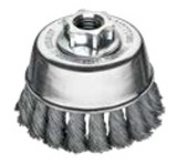 Perie cupa torsadata Lessmann 65 mm M14x2 pentru metal