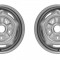 Set 2 Jante otel Ford Transit (V 184, Single) 2002-2006 5.5Jx16 H2, 5x160x65, ET56