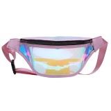 Borseta dama lucioasa transparenta Techsuit CWB2, roz