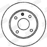 Disc Frana JURID 561448JC VW Golf Passat Polo Seat Ibiza Cordoba Toledo Scirocco
