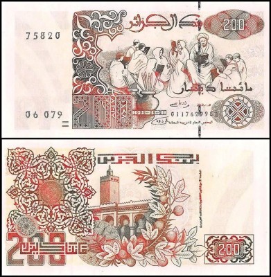 Algeria 1992 - 200 dinars UNC foto
