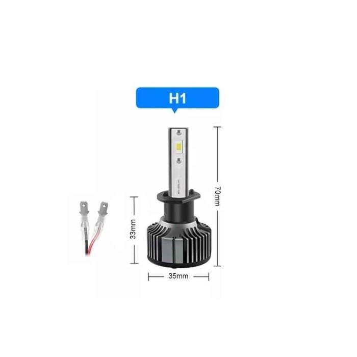 Set Becuri cu LED F2 - H1 Putere: 28W - 9600 lumen 6000k 12V CANBUS