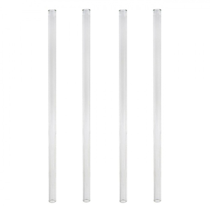Paie Sticlă, Set 4 Bucăți, Transparent, Reutilizabile