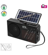 Radio hibrid solar si acumulator 3.7V Bluetooth USB SD SAL RPH 1