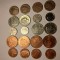 Di.78. Set monede Anglia 1,2,5,10,20 Pence