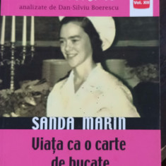 SANDA MARIAN VIATA CA O CARTE DE BUCATE