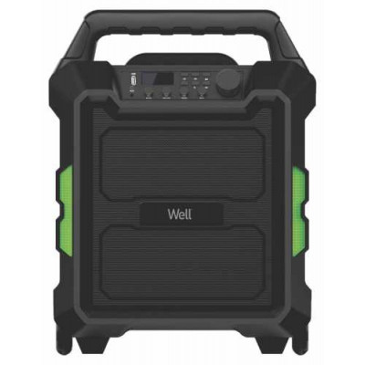 Boxa portabila Well, 350 W, 4500 mAh, Bluetooth, 372 x 230 x 475 mm, accesorii incluse, Negru foto