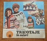 Tricotaje in Culori - Carte Design Vestimentar 1984, 120 Pagini, Stare Buna