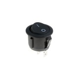 Buton ON/OFF Negru 18x28mm 250V 6A Universal Auto, Cafea, Electrice - Comutator Pornit Oprit Plastic Metalic