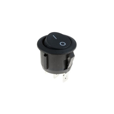 Buton ON-OFF Negru 18 x 28mm foto