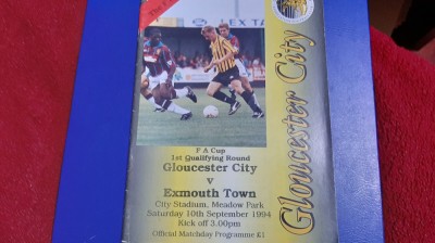 program Gloucester city - Exmouth Town foto