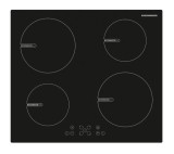Plita Incorporabila Heinner HBHI-V594BTC, Inductie, 4 Zone Gatit, Touch Control, Boost, Sticla Neagra, 60cm