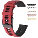 Cumpara ieftin Curea din silicon compatibila cu Apple Watch 9|8|7|6|5|4|3|2|1 Series, 49mm|45mm|44mm|42mm, Salmon Red