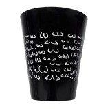 Pahar 500 ml cu Sani, Plastic ABS Rigid, Negru