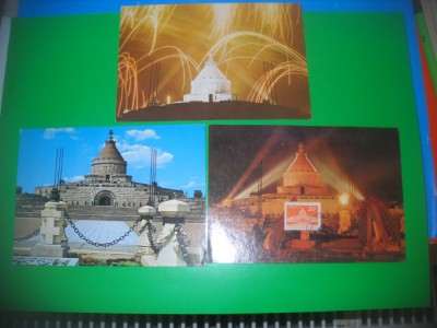 HOPCT LOT 3098 MAUSOLEUL MARASESTI -JUD -VRANCEA-3 CARTI POSTALE-NECIRCULATE foto