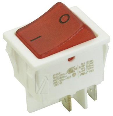 INTRERUPATOR 2-POL BASCULANT 16A/250V 22X30 3652-215.22 INTERB&amp;Auml;R foto
