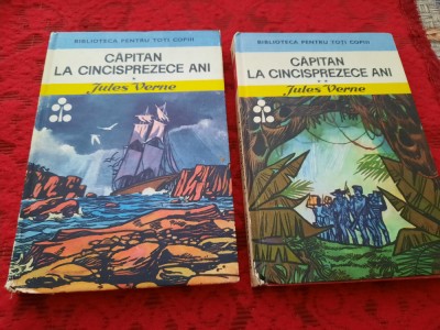 JULES VERNE - CAPITAN LA CINSPREZECE ANI B.P.T.COPIII nr.4 si 5 RF4/4 foto