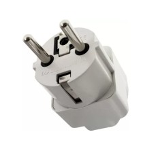 Adaptor priza UK/US la tip priza Europa 16A alb