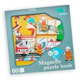 Joc puzzle magnetic Pompierii Neinfricati 60 piese 8526-9 CWT