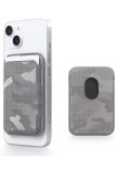 Portofel din piele cu MagSafe, compatibil cu iPhone 15/14/13/12 Pro/Max/Plus/Mini, suport pentru carduri RFID cu magnet MagSafe