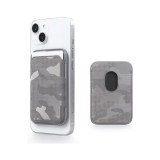 Portofel din piele cu MagSafe, compatibil cu iPhone 15/14/13/12 Pro/Max/Plus/Mini, suport pentru carduri RFID cu magnet MagSafe