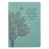 Journal Be Still &amp; Know Floral Tree Psalm 46:10