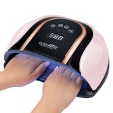 Cumpara ieftin Lampa UV LED pentru doua maini 140W INFINITY PRO - LUXORISE, Pink
