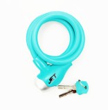 Antifurt Bicicleta Jet Lock 10x1000mm Turcoaz Mat - Siguranta Sporita
