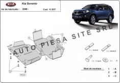 Scut metalic motor + radiator Kia Sorento fabricata incepand cu 2006 APS-11,077