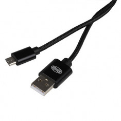 CABLU DE DATE PREMIUM MICRO USB NEGRU 1M