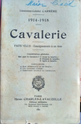 Cavalerie 1914-1918 foto