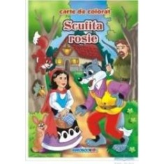 Carte de colorat - Scufita Rosie