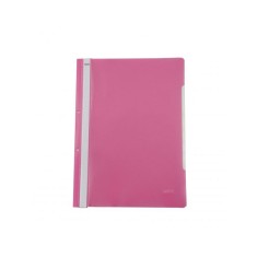 Dosar A4 din plastic cu sina si perforatii 50/set Noki Dosar A4 cu sina si perforatii 50/set Noki roz