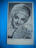 HOPCT 1435 NORA DE ROSA -ITALIA-ACTORI/ARTISTI-AUTOGRAF-CIRCULATA, Necirculata, Fotografie