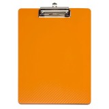 Clipboard simplu A4, plastifiat PP, MAUL Flexx - portocaliu