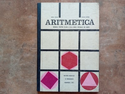 Aritmetica - manual pentru clasa a IX-a scoli speciale de surzi, 1970 foto