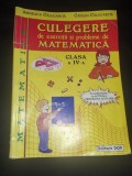 Culegere de exercitii si probleme de matematica clasa 4-Angelica Calugarita,2006