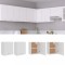 Gossi dulapuri suspendate, 2 buc., alb, 50x31x60 cm, lemn prelucrat