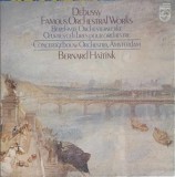 Disc vinil, LP. Famous Orchestral Works. SETBOX 3 DISCURI VINIL-Debussy, Concertgebouw Orchestra, Amsterdam-241320, Philips