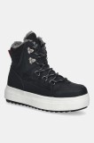 U.S. Polo Assn. botine ICY007 culoarea negru, cu toc plat, izolat, ICY007W/EUH1