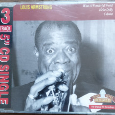 CD Louis Armstrong – What A Wonderful World / Hello Dolly / Cabaret [single CD]