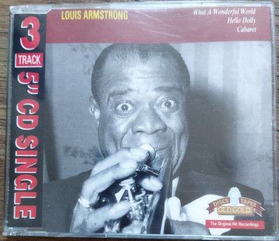 CD Louis Armstrong &amp;ndash; What A Wonderful World / Hello Dolly / Cabaret [single CD] foto