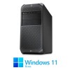 Workstation HP Z4 G4, Quad Core W-2123, 16GB DDR4, SSD, Quadro P400, Win 11 Home
