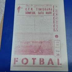 program CFR Timisoara - Somesul SM