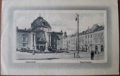 Carte postala, Cernauti Teatrul de Stat, 1911