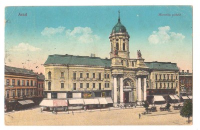 SV * Arad * PALATUL MINORITATILOR * 1911 * trasuri * animatie de epoca specifica foto