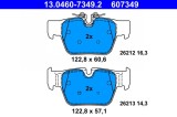 ATE 13.0460-7349.2 set placute frana,frana disc